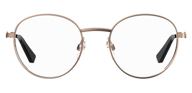 Premium Women Moschino Love Model Eyeglasses: MOL581 - Gold- SpecSMART Eye Clinic (Front View)